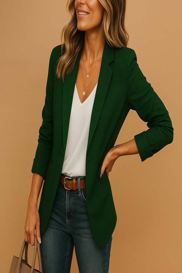 Tailored Long Sleeve Blazer