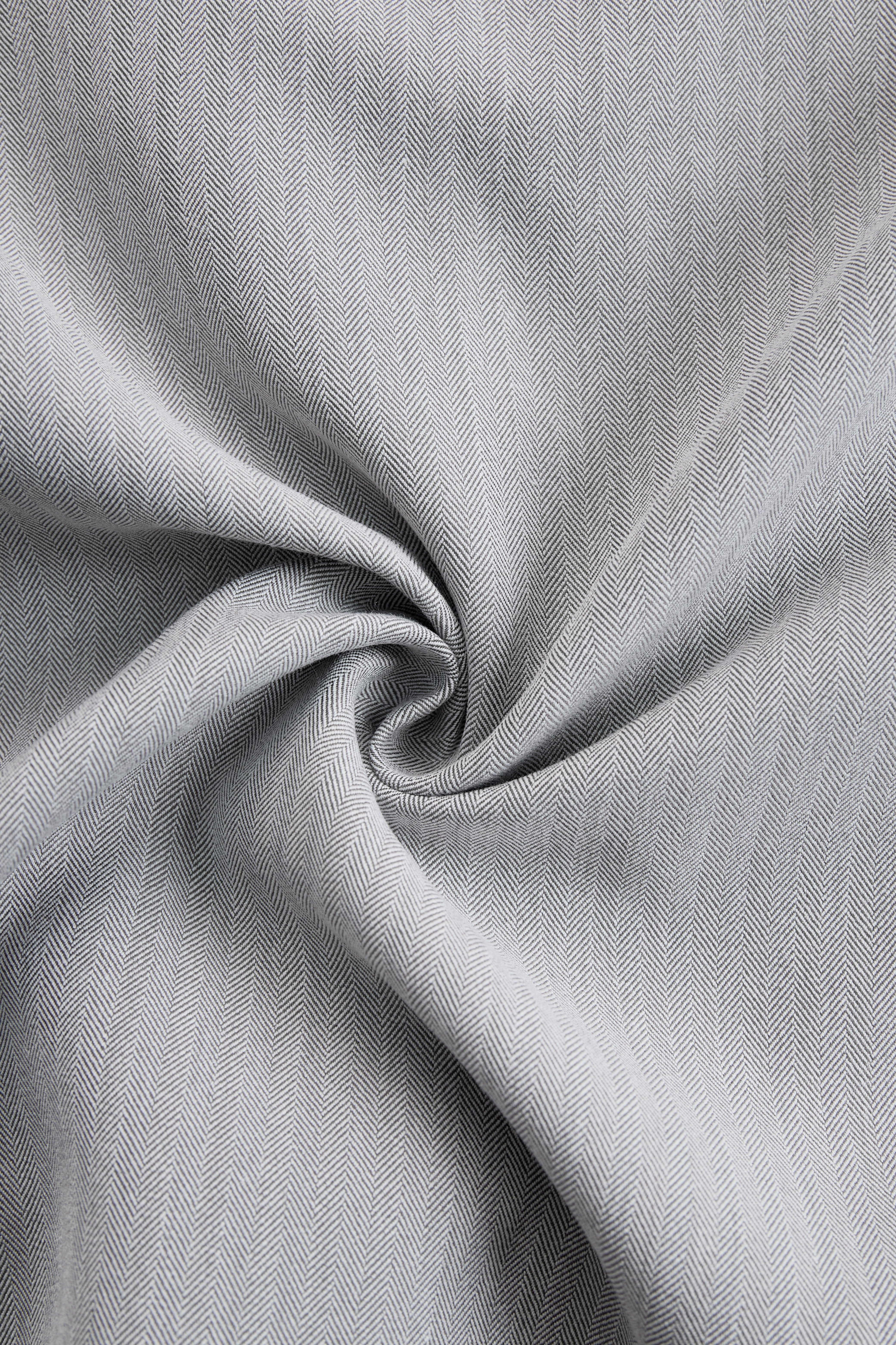 Elegant Herringbone Blazer & Pencil Skirt Set