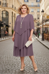 Flowing Midi Cocktail Dress