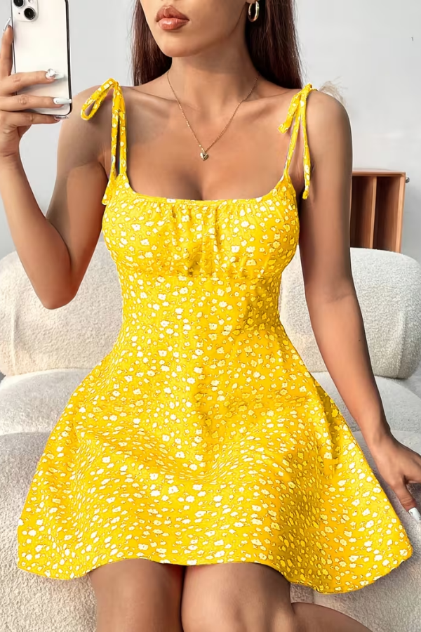 Floral Strapless Slip Dress