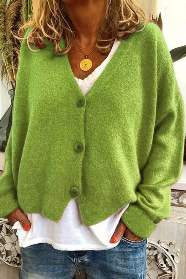 Cozy Button Cardigan