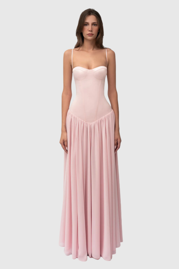 Elegant Flowing Maxi Style Dress