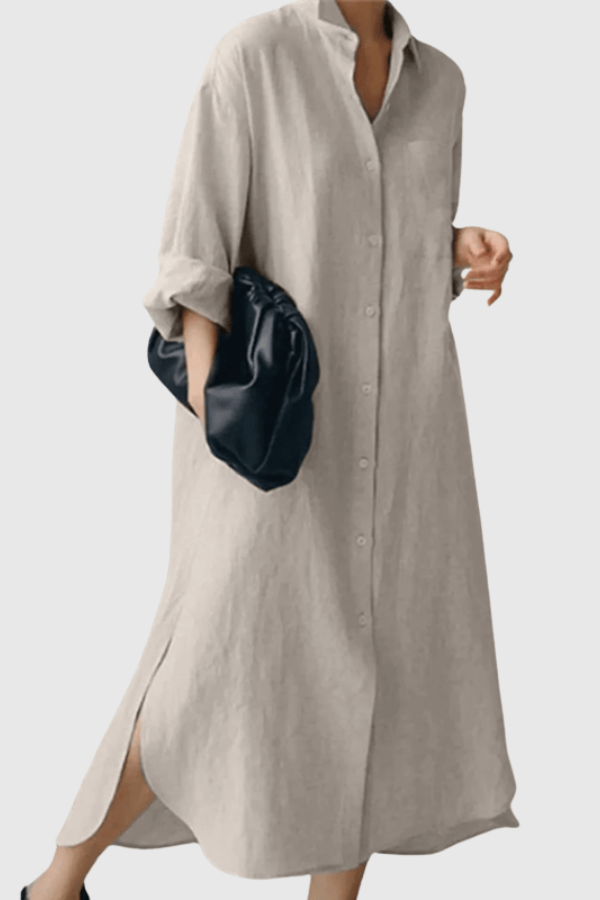 Oversized Relaxed Fit Shirt Dress