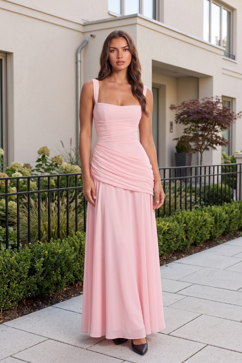 Elegant Flowing Serena Maxi Dress
