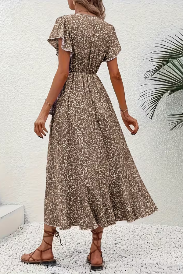 Chic Dress Silhouette Vneck