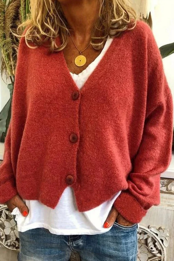 Cozy Button Cardigan