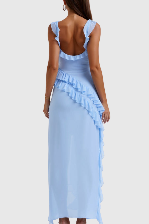 Flowing Fashionable Evening Maxi Dress