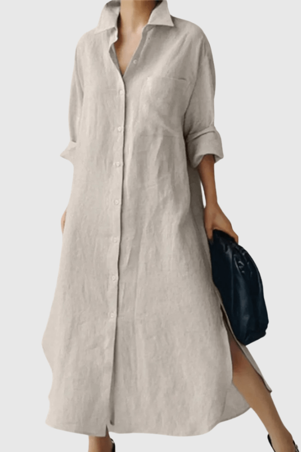 Oversized Relaxed Fit Shirt Dress