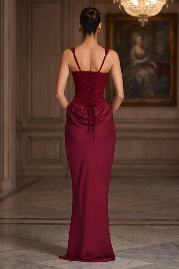 Elegant Strappy Long Occasion Dress
