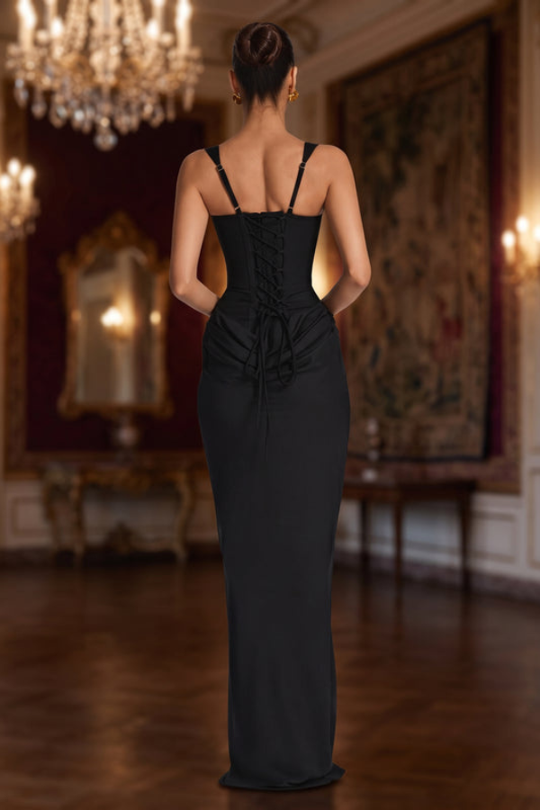 Elegant Strappy Long Occasion Dress