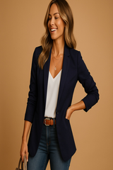 Tailored Long Sleeve Blazer