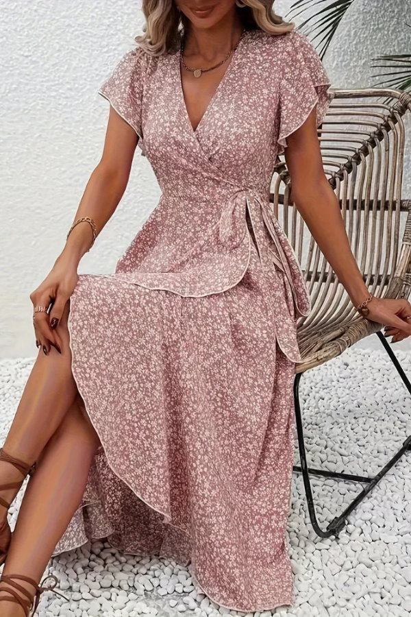 Chic Dress Silhouette Vneck