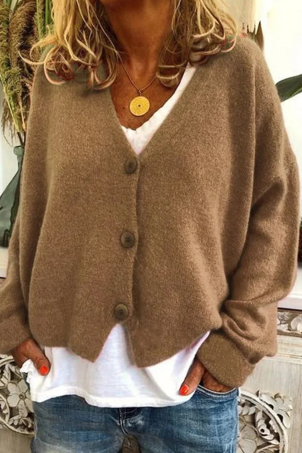 Cozy Button Cardigan