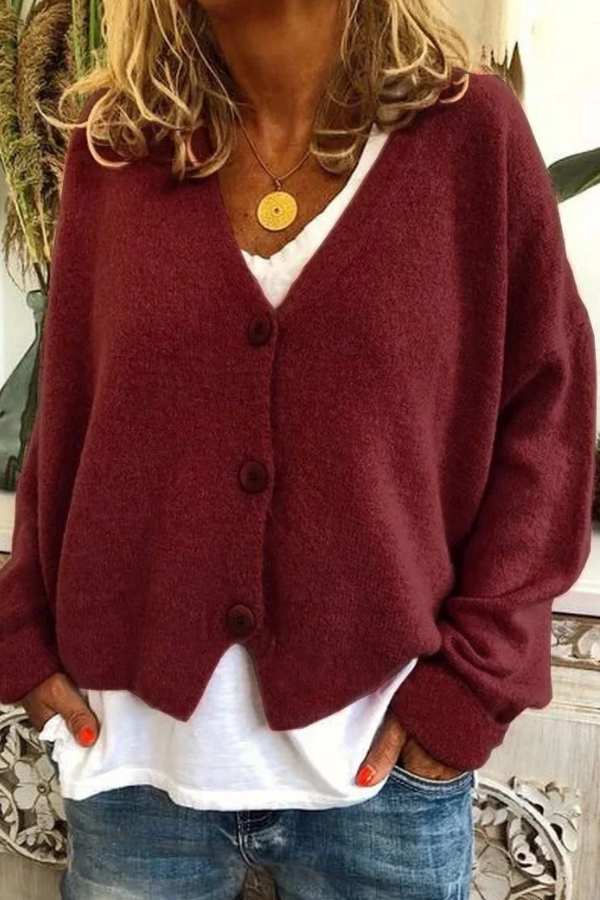 Cozy Button Cardigan