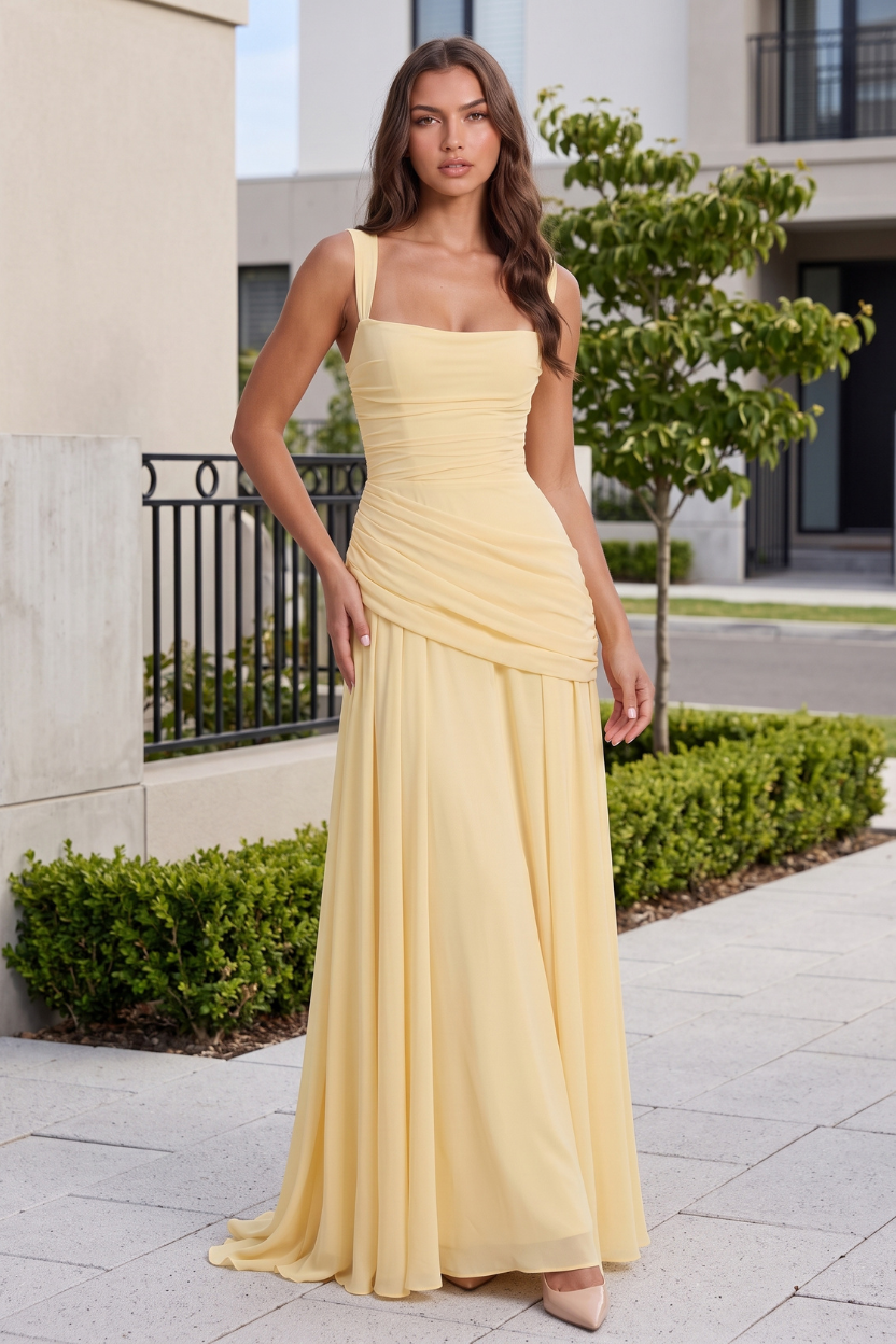 Elegant Flowing Serena Maxi Dress