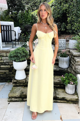 Elegant Flowing Silhouette Maxi Dress