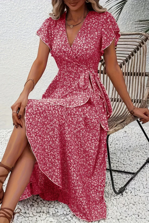 Chic Dress Silhouette Vneck