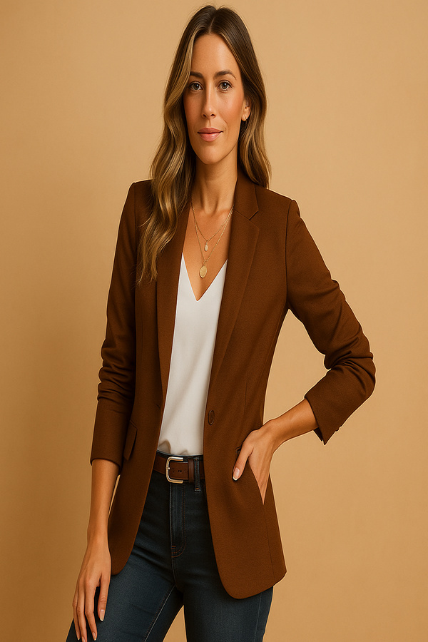 Tailored Long Sleeve Blazer