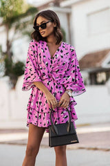 Bohemian Mini Dress Off Shoulder