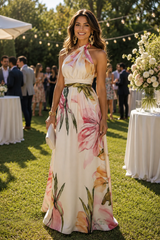 Chic Long Dress with Graceful Flowing Movement