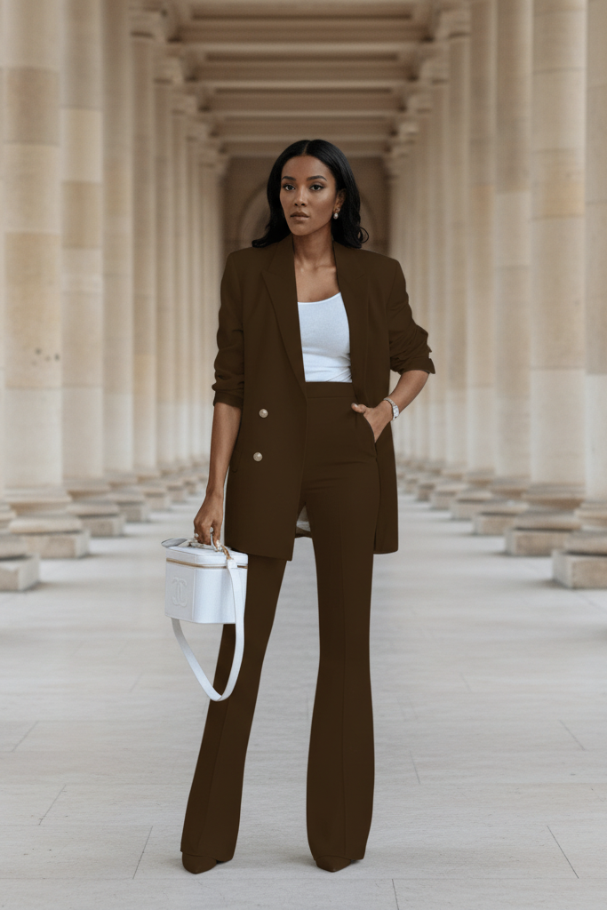 Polished Blazer Suit Set