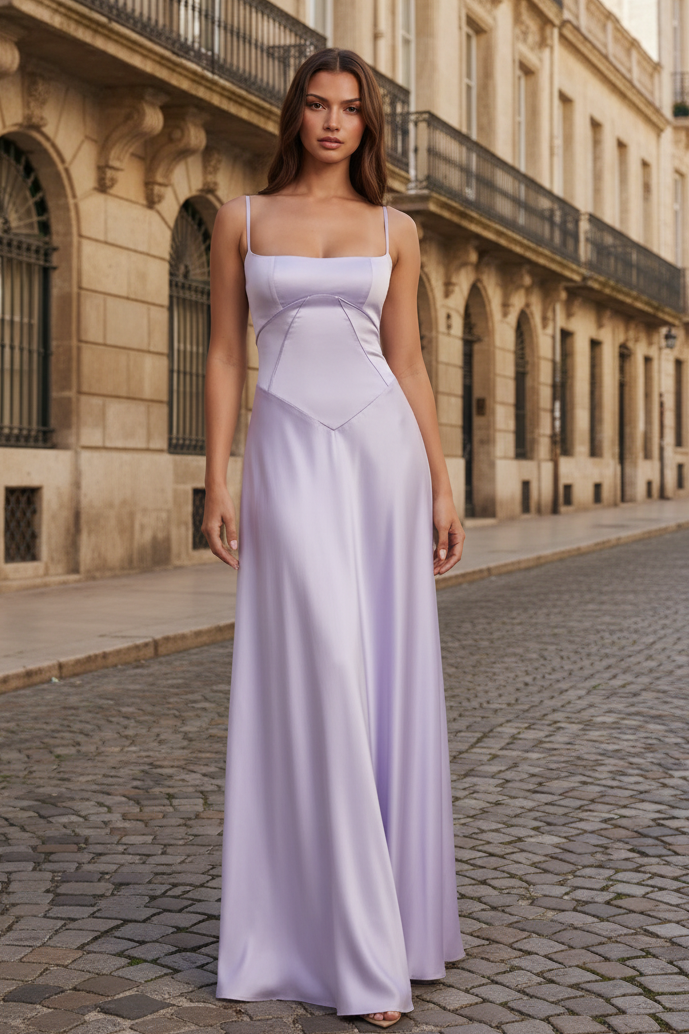 Flowing Evening Maxi Dress