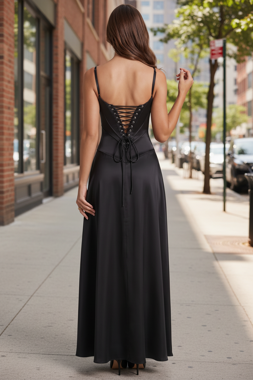Flowing Evening Maxi Dress