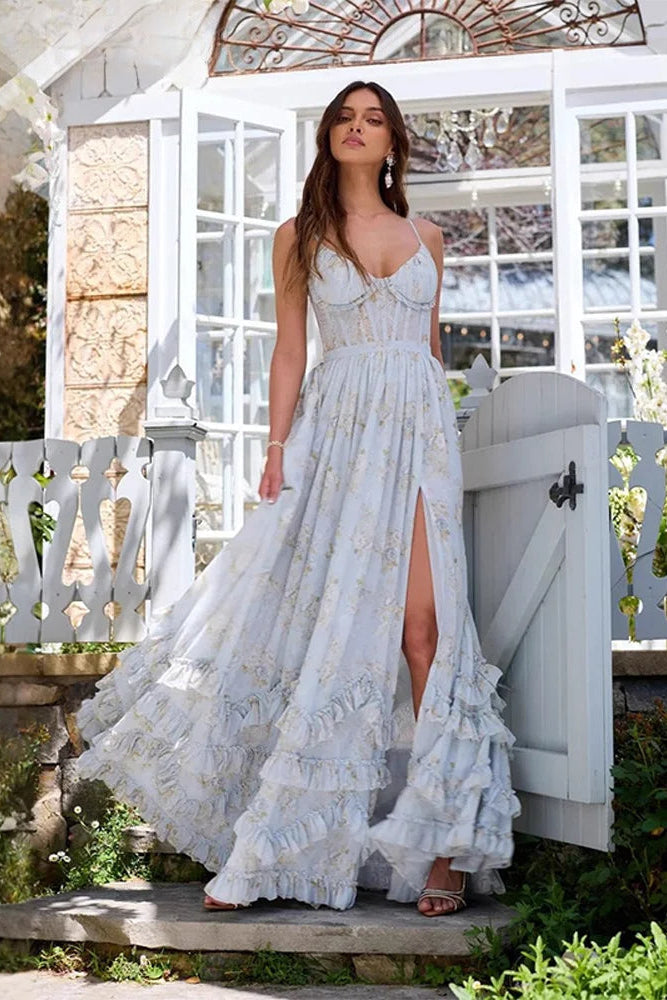 Sophisticated Flowing Maxi Event Dress