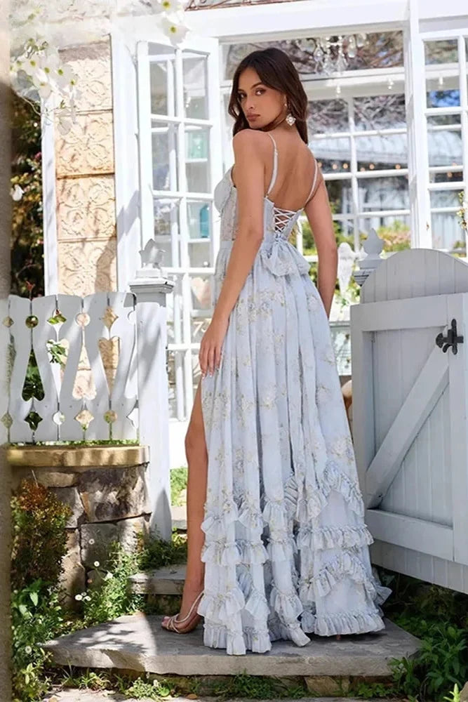 Sophisticated Flowing Maxi Event Dress