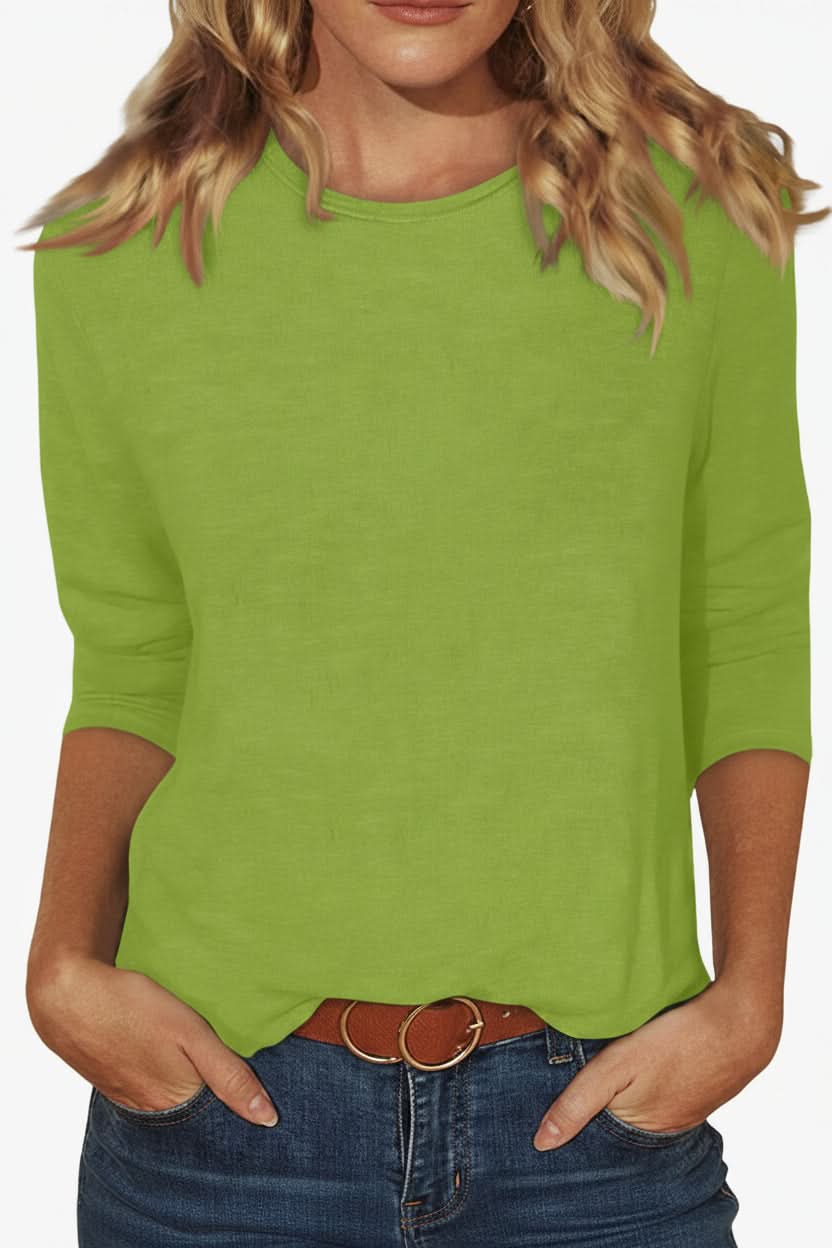 Chic Three Quarter Sleeve Top