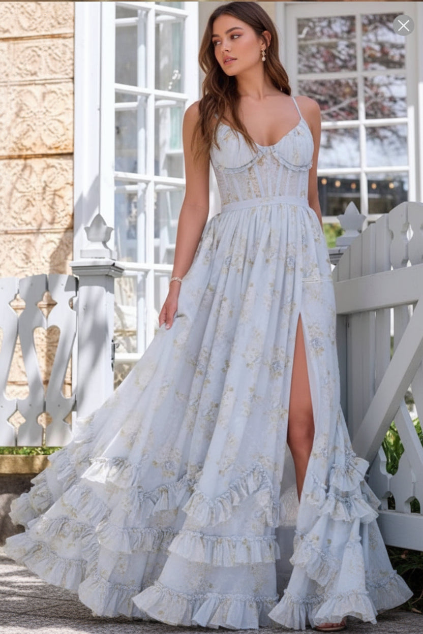 Sophisticated Flowing Maxi Event Dress