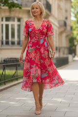 Wrap Midi Dress for Weddings & Special Occasions