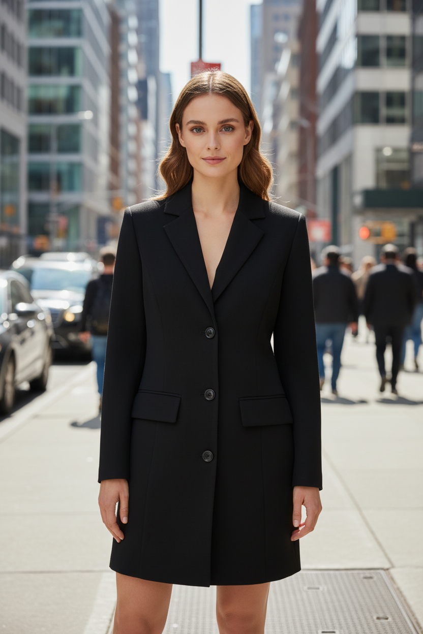 Longline Blazer in Everyday Coverage