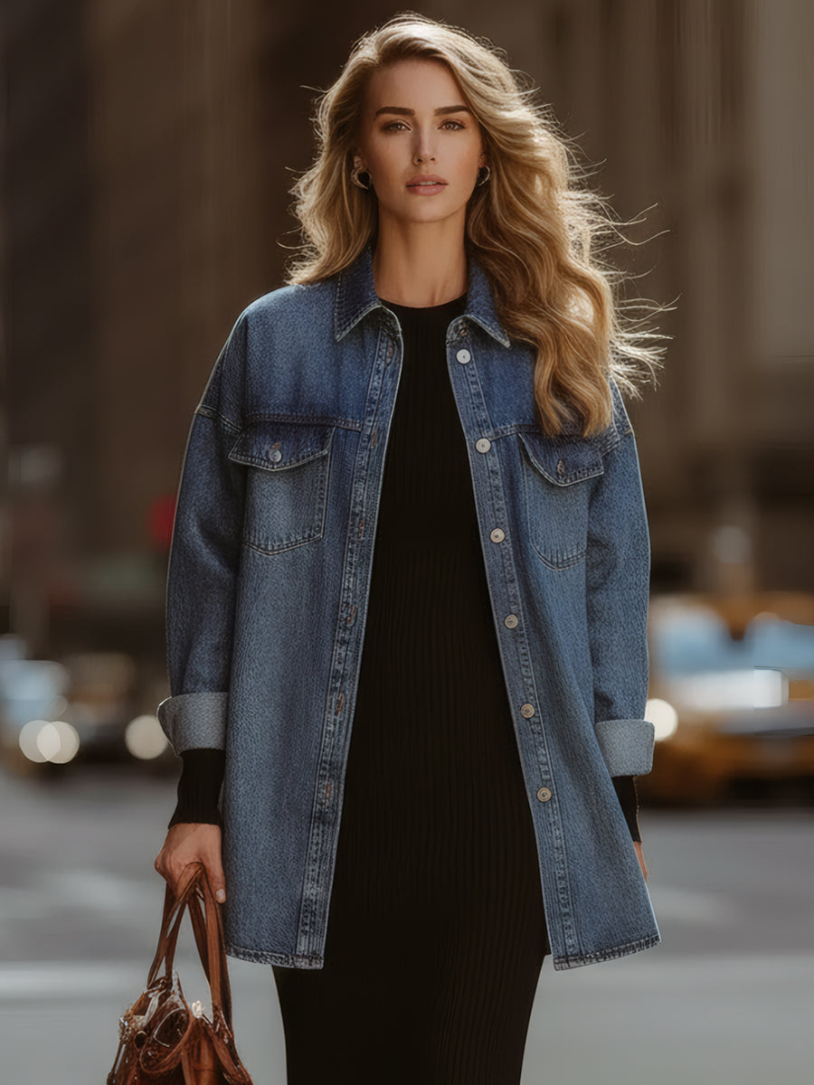Classic Denim Shirt Jacket