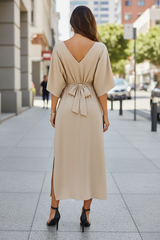 Summer V-Neck Maxi Dress