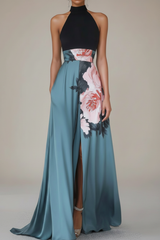 Floral Sleeveless Maxi Dress
