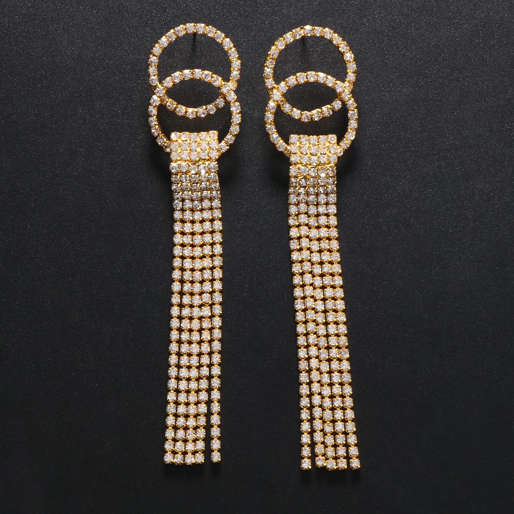 Hoop Tassel Earrings