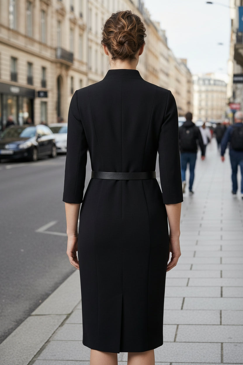 Belted Midi Dress