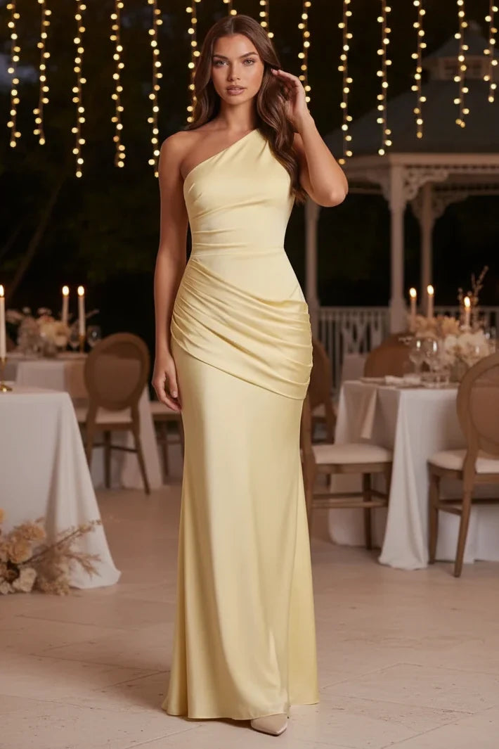 One-Shoulder Maxi Dress