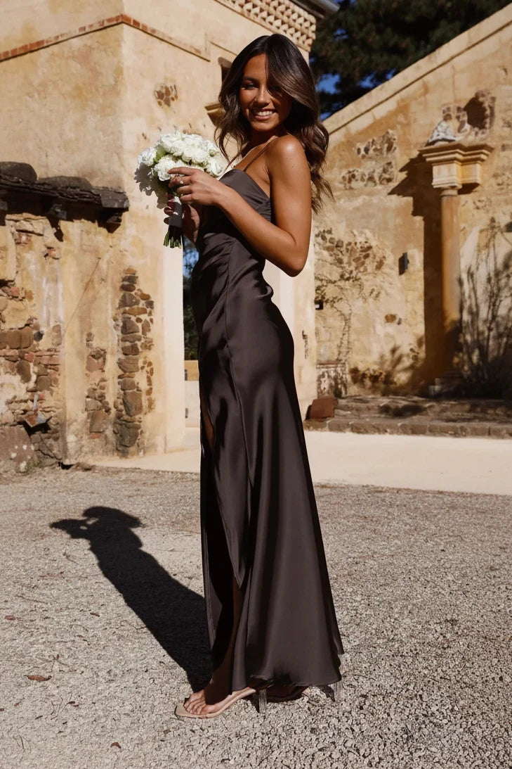 Slip Dress With Side Split